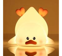 LOVERUIS Night Light for Kids Cute Duck Light Nightlights for Children Night Light Kid 7 Colors Light for Baby Bedroom DaDa Duck Night Lamp
