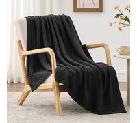 Love's cabin 100% Cotton Muslin Blanket, 6 Layer Lightweight Breathable Gauze Throw Blanket 50 x 60 Inches, Soft All Season Blanket for Couch, Bed, Sofa, Black