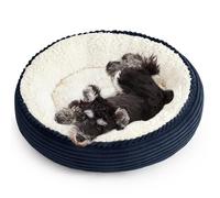 Love's cabin Round Donut Cat and Dog Bed 25 Inch Pet Bed for Small or Medium Dogs, Non-Slip and Water Resistant Bottom, Soft Durable Fabric, Washable