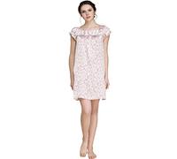 LoveSilk Women's 100% Pure Silk Sleepwear Dress Nightgown pattern 4 Size L
