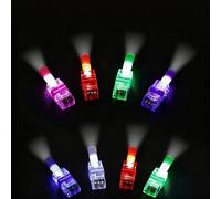 LovesTown 24PCS LED Light up Finger Lights, Kids Flashlight Glow in the Dark Party Supplies for Birthday Party Decorations Treat Bags Stuffers Classroom Prizes