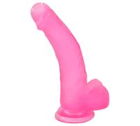 Lovetoy Jelly Studs - Suction Cup Dildo - 20cm (Pink)
