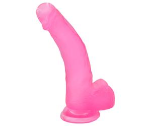 Lovetoy Jelly Studs - Suction Cup Dildo - 20cm (Pink)