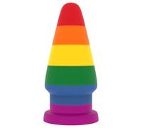 Lovetoy Prider - anal expander plug - 15 cm (rainbow)
