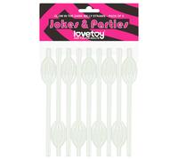 LoveToy - Pussy Glow Straw (White)