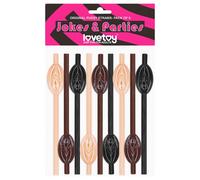 Lovetoy - Vagina Straw (Natural-Brown-Black)
