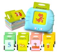 LOVETRENDS 224 Toddler Kids Educational Talking Flash Card Sets - Electronic Interactive Baby Learning Cards with Sound Montessori Pet Animals Numbers Vocabulary Toy for Boys & Girls