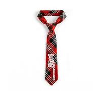 LOVETRENDS Pop Tour Slogan Tie 58cm - Kiss All The Time Disco Occasionally Striped Necktie, Y2K Tie Belt Concert Outfit Accessory, Disco Hen Party, Unisex Adults