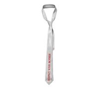 LOVETRENDS RESPECT-MOTHER Satin Tie Silver - Adult One Size