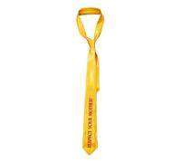 LOVETRENDS RESPECT-MOTHER Satin Tie Yellow - Adult One Size