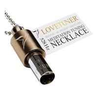 LOVETUNER Mindful Breathing Meditation Necklace | Love Frequency Solfeggio 528Hz | Stress Relief Whistle Necklace | Promotes Calm Through Soundhealing and Breathwork