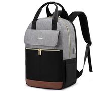 LOVEVOOK Backpack Womens, 15.6 Inch Laptop Rucksack Bag for Ladies, Lightweight School Bag with USB Port & Anti-theft Pocket, Stylish Daypacks Back Pack for College Uni Work Travel