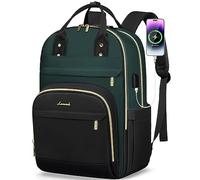 LOVEVOOK Backpack Womens with 15.6 inch Laptop Compartment, Water Resistant Work Rucksack Bag for Women with Anti-theft Zipper & USB Port, Back Pack Womans for Uni School College Travel