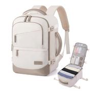 LOVEVOOK Cabin Bags 40x20x25 for Ryanair, Travel Backpack with 3 Front Pockets, Hand Luggage Bag with Dry and Wet Separation, Small Under Seat Carry-on Bag Rucksack for Travelling Airplanes Flight