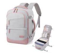 LOVEVOOK Cabin Bags 40x20x25 for Ryanair, Travel Backpack with 3 Front Pockets, Hand Luggage Bag with Dry and Wet Separation, Small Under Seat Carry-on Bag Rucksack for Travelling Airplanes Flight