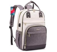 LOVEVOOK Laptop Backpack 17 inch, Large Rucksack Bag for Women with USB Port & Anti-theft Zipper, Waterproof Stylish Computer Bags Ladies Back pack Womans for School Work Travel College Teacher