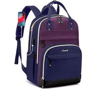 LOVEVOOK Laptop Backpack for Women, Waterproof 15.6 inch Work Bag Womens Rucksack with Anti-theft Zipper & USB Port, Large Ladies Backpacks Back Pack Womans for Travel School University Business