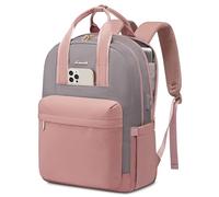 LOVEVOOK Laptop Backpack Womens, 15.6 inch Fashion Rucksack Bag for Ladies, Cute Work Bag for Office Teacher Nurse, Waterproof Uni School Bags with USB Port, Back Pack for Business Travel