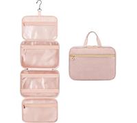 LOVEVOOK Toiletry Bag Hanging for Women, Travel Wash Toiletries Makeup Bags with Hook Waterproof, Large Cosmetic Organizer Ladies, for Full Sized Container