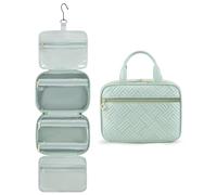 LOVEVOOK Toiletry Bag Hanging Travel Wash Bag for Women, Waterproof Toiletries Makeup Bags with Hook, Large Cosmetic Organizer Ladies, for Full Sized Container