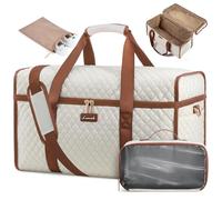 LOVEVOOK Travel Bags for Women, Weekend Overnight Maternity Gym Duffel Large Opening Hospital Holdall Carry On Flight Bag Womens, Cabin Hand Luggage with Shoe Pocket