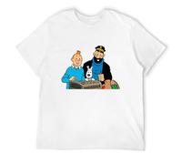 LoveVow Lightn T-Shirt Tribes and Winks to Tin-Tin, T-Shirt White XL