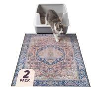 Lovewag Cat Litter Mat, Litter Box Mat, Rustic Terracotta, 16x24, 2 Pack