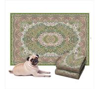 Lovewag Washable Pee Pads for Dogs - Decorative 36x48 Waterproof Dog Potty Pads - Non-Slip, Super Absorbent, Machine Washable - Stylish Floor Cover for Senior Dogs & Puppies - 2 Pack (Peacock Garden)