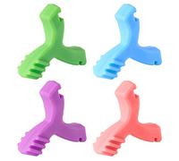 LOVEWEE Aligner Chewies, 4 PCS Y-Shaped Orthodontics Aligner Chewies for Trays Seater Invisible Braces Orthodontic Munchies(Blueberry, Watermelon, Mint, Grape)