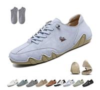 LOVEWLVN lpaca Barefoot Shoes - Ergonomic & Waterproof Barefoot Shoes For Pain Relief Outdoor Lightweight Comfy Breathable Non-Slip Walking Hiking Unisex Orthopedic Beck Sneakers(Light blue,6 UK)