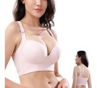 LOVEWLVNCL Taikay - Push-Up Bra, Taikay Bra, Plus Size Women Sculpting Uplift Bra Deep Cup Supportive Bra Hides Back and Side Fat Bra (Color : Pink, Size : 42/95CDE)
