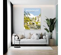 Loveyourlocation Beddgelert Art Print by Dave Thompson -size A4 (21 x 29.7)