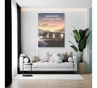 Loveyourlocation Dartmoor National Park, Postbridge Art Print by Dave Thompson -size A3 (29.7 x 42)