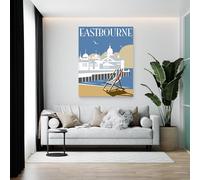 Loveyourlocation Eastbourne Art Print by Dave Thompson -size A2 (42 x 59.4)