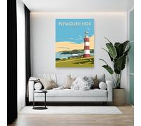 Loveyourlocation Plymouth Hoe Art Print by Dave Thompson -size A3 (29.7 x 42)
