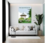 Loveyourlocation The Bandstand, Clapham Art Print by Dave Thompson -size A3 (29.7 x 42)