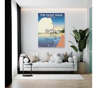 Loveyourlocation The Goat Walk, Topsham Art Print by Dave Thompson -size A4 (21 x 29.7)