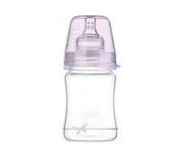 LOVI Anti-Colic Baby Feeding Glass Bottle with Dynamic Teat | 150 ml | Super Air Vent System | Protects The Sucking Reflex | Baby Shower Girl Collection