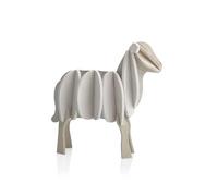 Lovi Lamb White Mix 7 cm - 3D Wooden Figure to Assemble Yourself