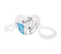 LOVI Pacifier Clip Dummy Holder | 0m+ | Safe Round Shape | Prevents the Soother from Getting Lost | Indian Summer Collection