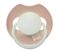 LOVI Prime dynamic silicone soothing pacifier, 1 pc, sterilization capsule, protect suction reflex, anti-allergic, BPA free (Blush Glow, 0-6)