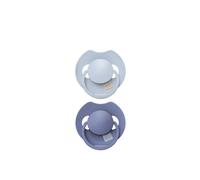 LOVI Prime Silicone Dynamic Soother 6-18m Baby Blue/Blue x2