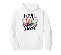LOVIE Bear Floral Graphic for Mothers Day Moments Pullover Hoodie