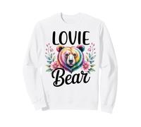 LOVIE Bear Floral Graphic for Mothers Day Moments Sweatshirt
