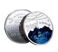 Lovii Christmas Lucky Coin Keepsake - Merry Christmas & Happy New Year Lovii Multicolor