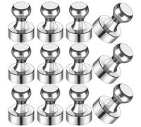 LOVIMAG 12Pcs Fridge Magnets Push Pins for Kitchen, Whiteboard, Office, Classroom and Map - Refrigerator Magnets for Adults