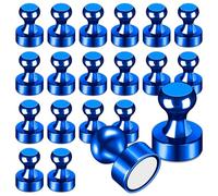 LOVIMAG 20 Pack Blue Refrigerator Magnets, Strong Neodymium Magnets for Whiteboard, Kitchen, Office, Map, Home Decorative