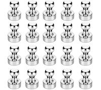 LOVIMAG Pack of 20 Small Push Pin Magnets for Whiteboard, Fridge, Office, Classroom and Map Magnets