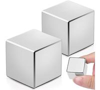 LOVIMAG Strong Cube Neodymium Magnets, Super Powerful Permanent Rare Earth Magnet Heavy Duty-Grade N52, 2 Piece