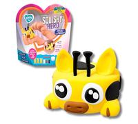 Lovin Create Your Own Squishy Giraffe - Air Dry Clay Kit with 6 Modelling Clay Sticks, Sponge Base, 1 Modelling Tool - Play Dough Arts and Crafts for Kids Age 3 Years Plus